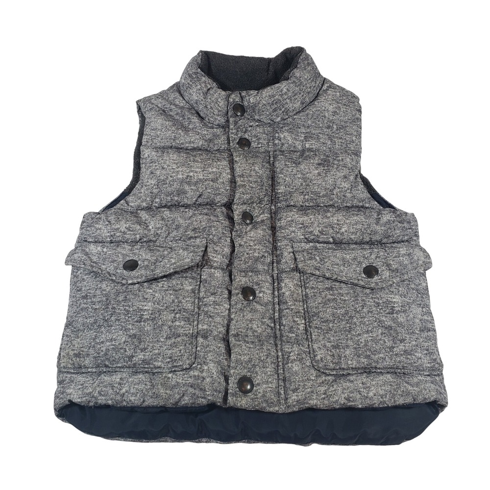 Baby GAP Toddler Puffer Vest 18-24 Months Heather Gray‎ Primaloft Warmest Vest